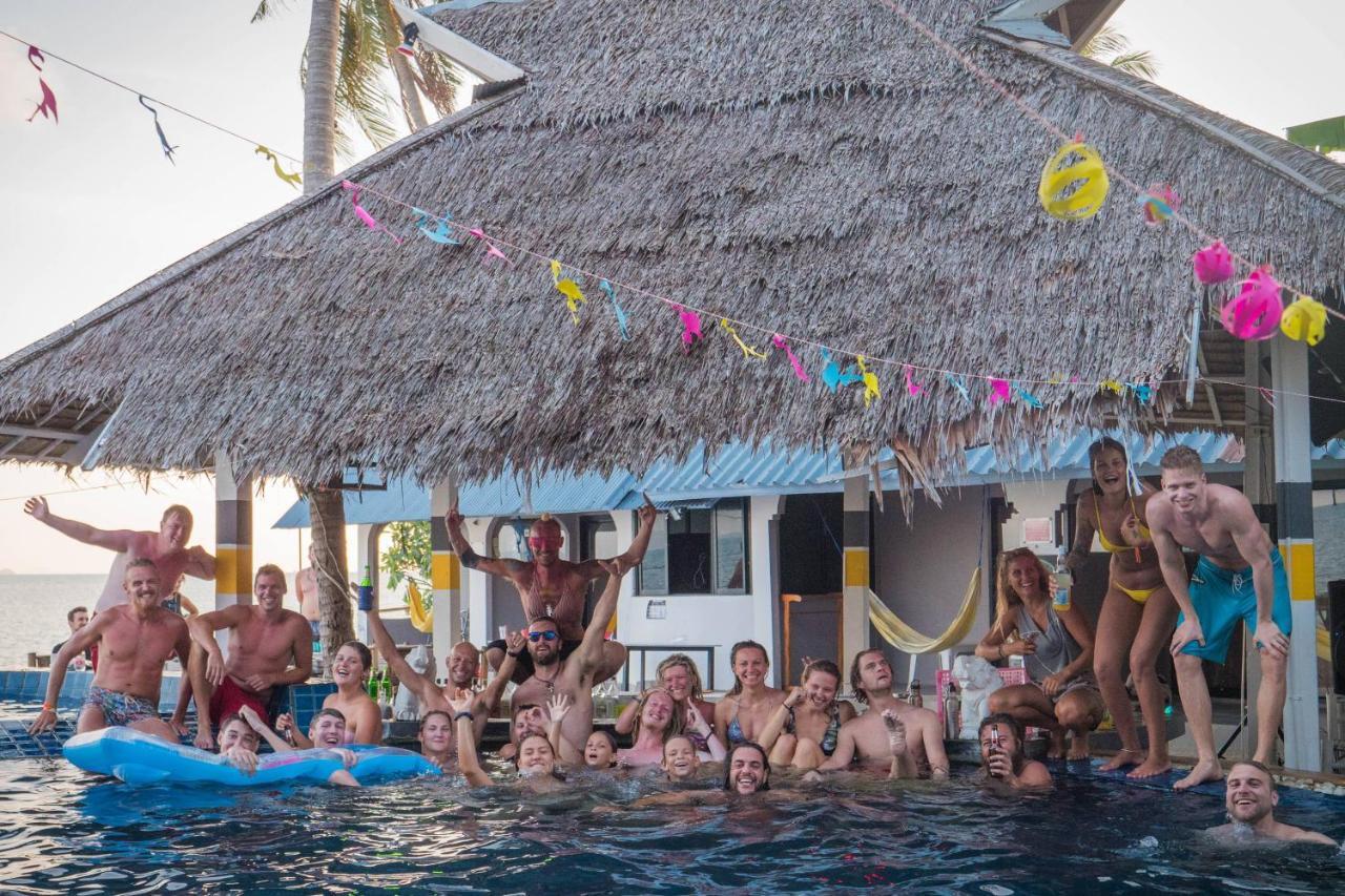Asia Blue - Beach Hostel Hacienda Пханган Экстерьер фото
