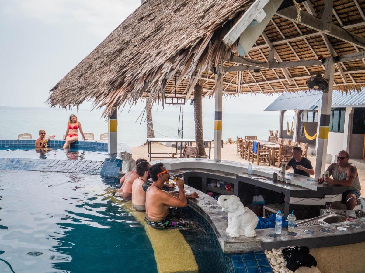 Asia Blue - Beach Hostel Hacienda Пханган Экстерьер фото